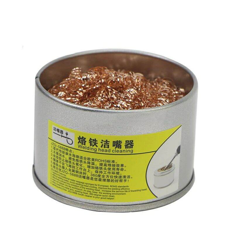 Bùi nhùi làm sạch đầu mũi hàn kèm chân đế