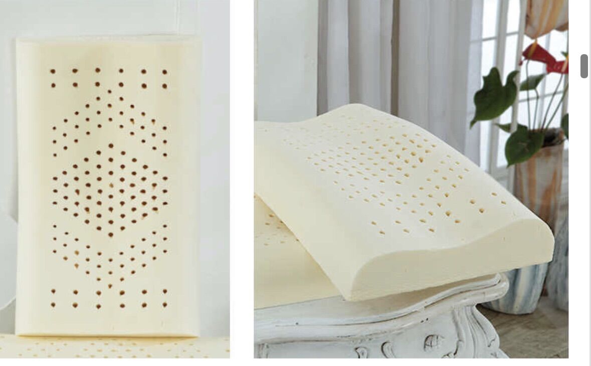 Gối cao su liên á contour 38x60x10cm