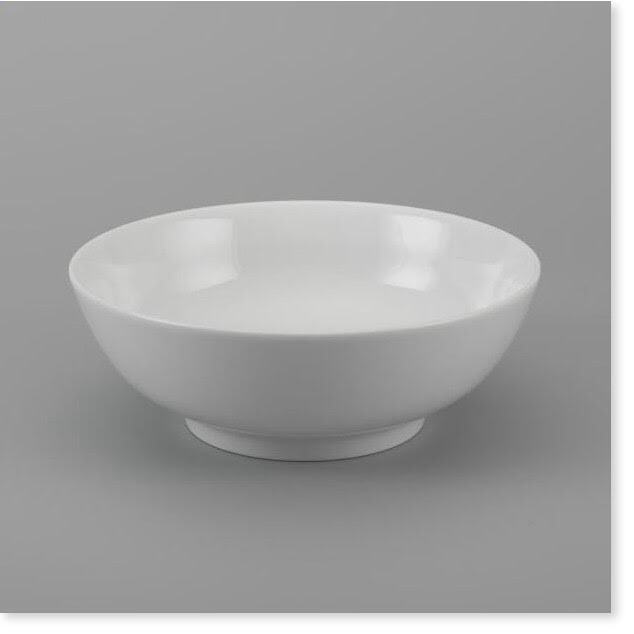 Tô thấp Mình Long 20cm - Trắng Ngà
