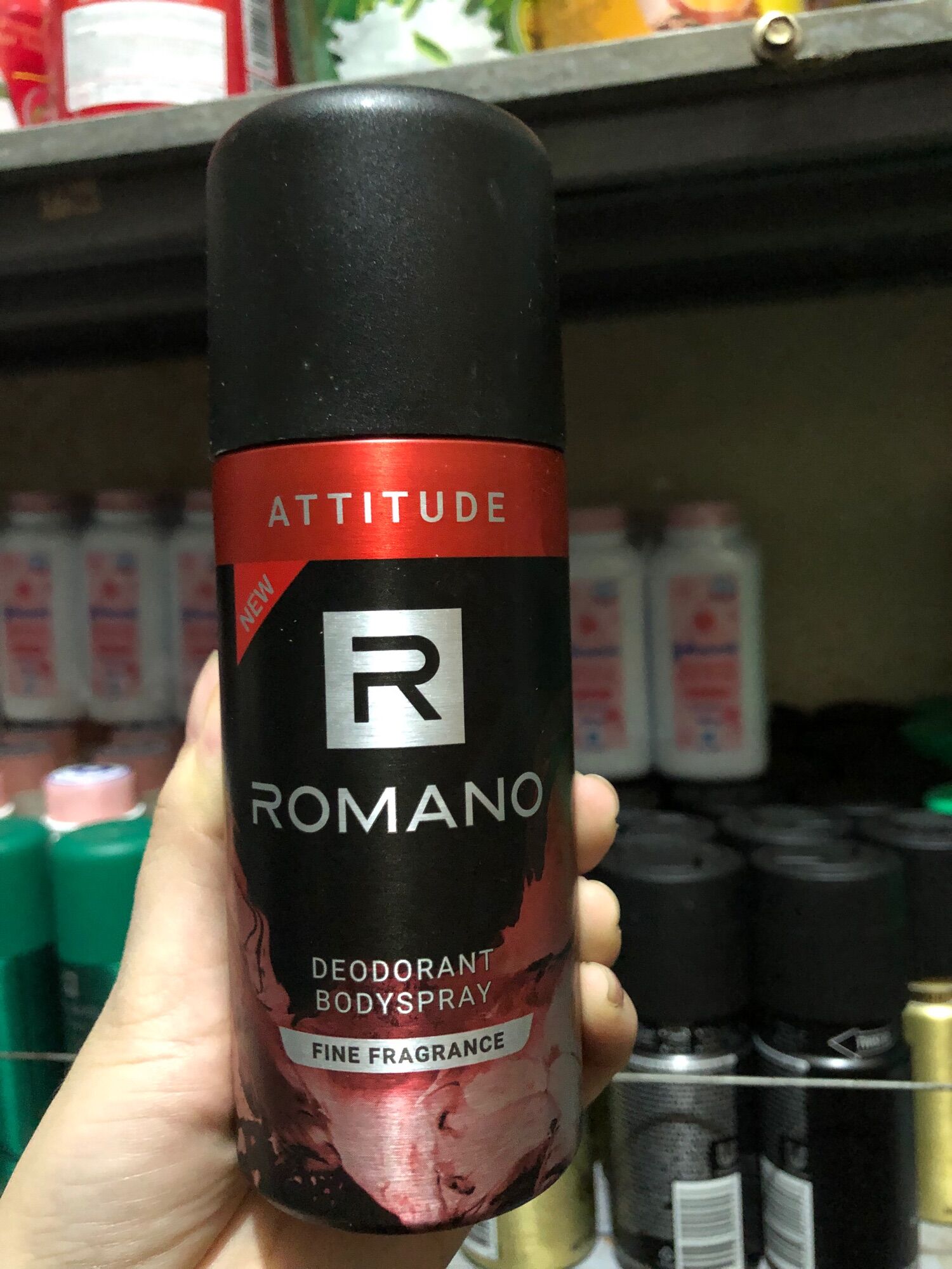 Xịt Khử Mùi Toàn Thân Cho Nam Romano Attitude 150ml, xịt khử mùi giảm tiết mồ hôi, giữ mùi cơ thể thơm lâu