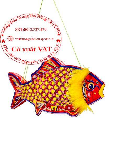 Đồ chơi lồng đèn trung thu nhựa trung hình CÁ CHÉP