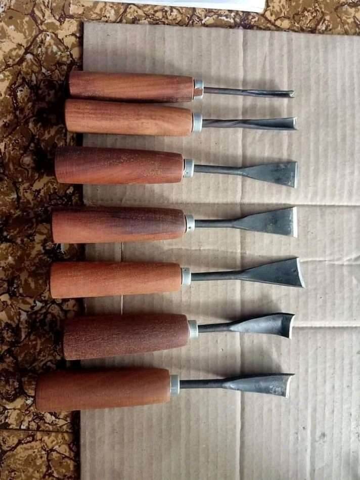 Bộ đục 7 cây đục bonsai đục gỗ mài sắc đục cây cảnh đục điêu khắc