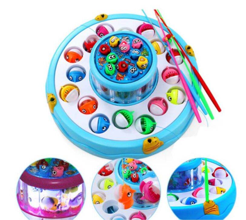 ⭐Đồ chơi câu cá cho bé - Câu cá 2 tầng size lớn kèm búa đập chuột có phát nhạc, chất liệu nhựa ABS cao cấp không độc hại