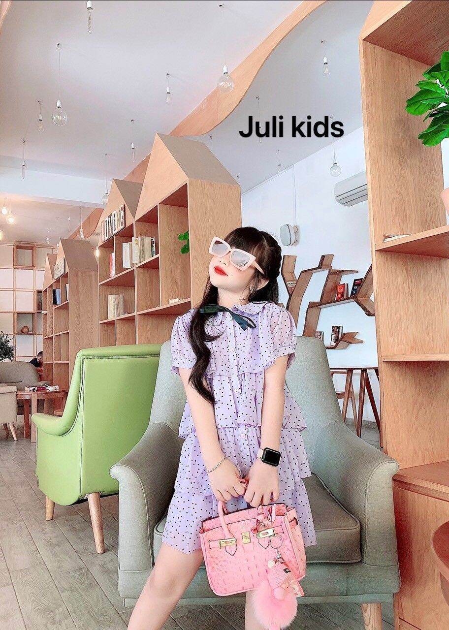 Đầm Voan Tầng Công Chúa Cho Bé Gái