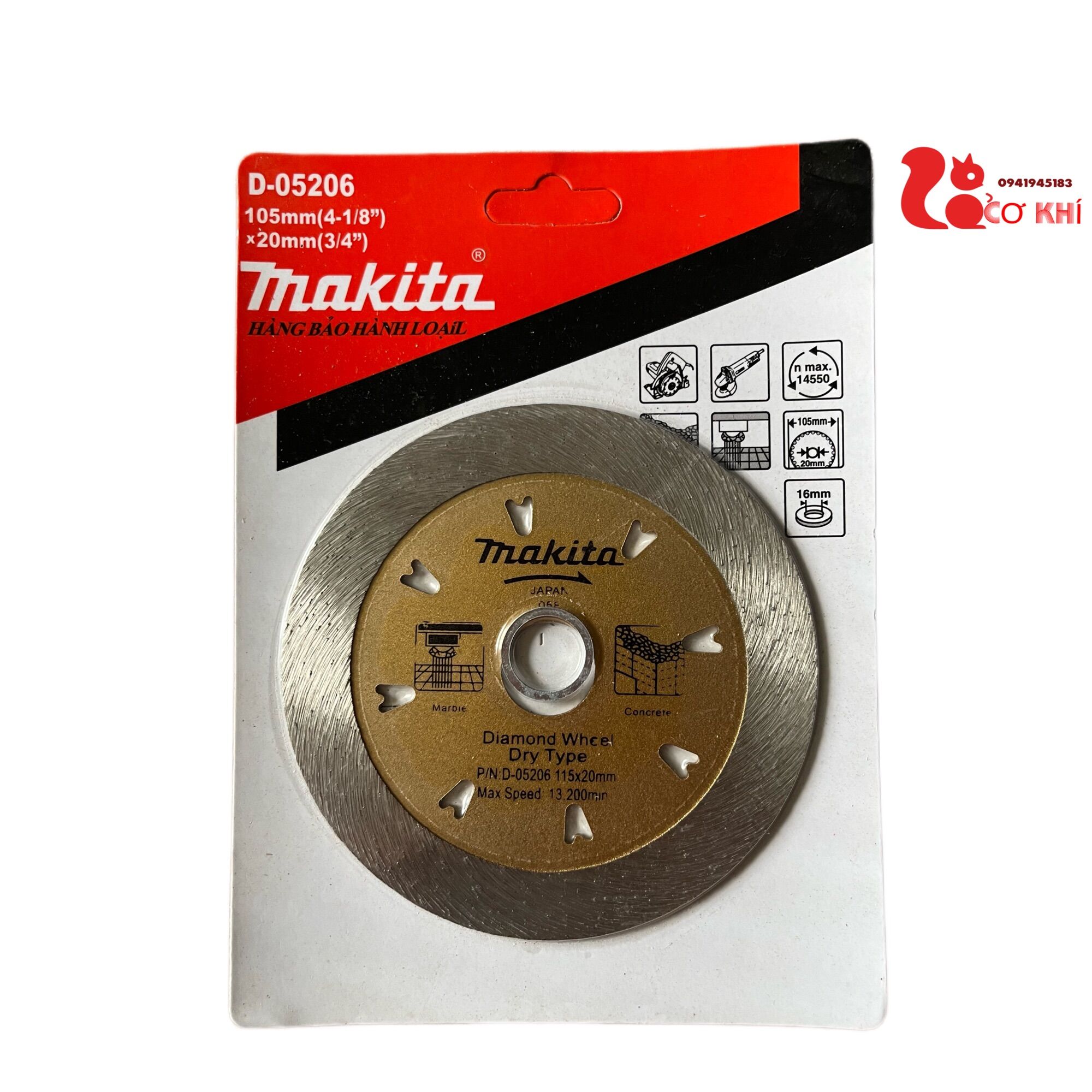 Lưỡi cắt gạch makita 100