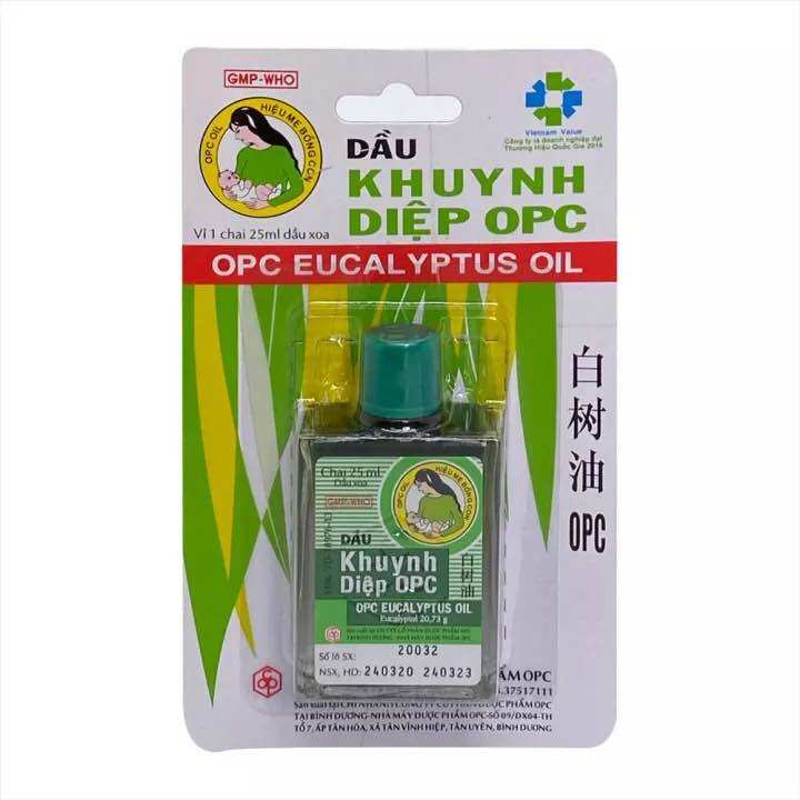 Dầu khuynh diệp opc 25ml hiệu mẹ bồng con