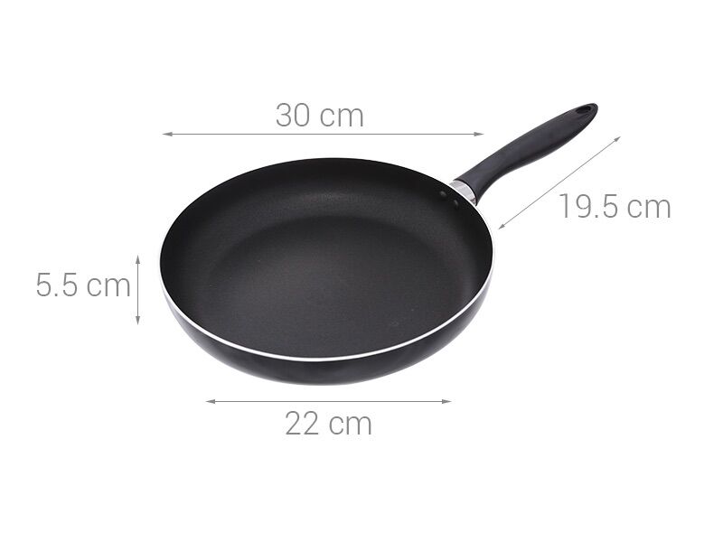CHẢO TRƠN CHỐNG DÍNH SUNHOUSE CT30- size 30cm