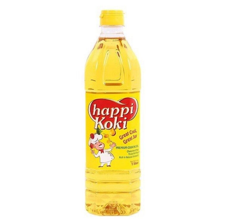1 CHAI DẦU ĂN HAPPY KOKI- 1 Lít