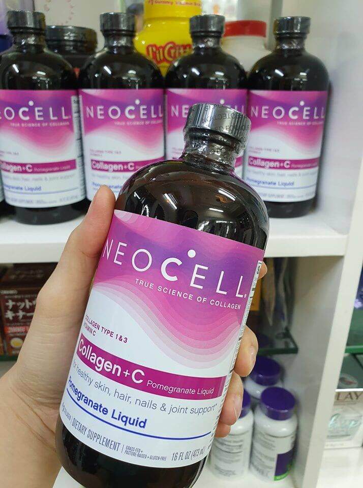 [Hcm][Chuẩn Mỹ] Neocell Collagen + C - Collagen Nước Chiết Xuất Từ Quả Lựu