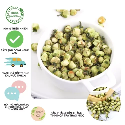 Trà sen tuyết khô 100 gram _ tinhhoatrathaomoc