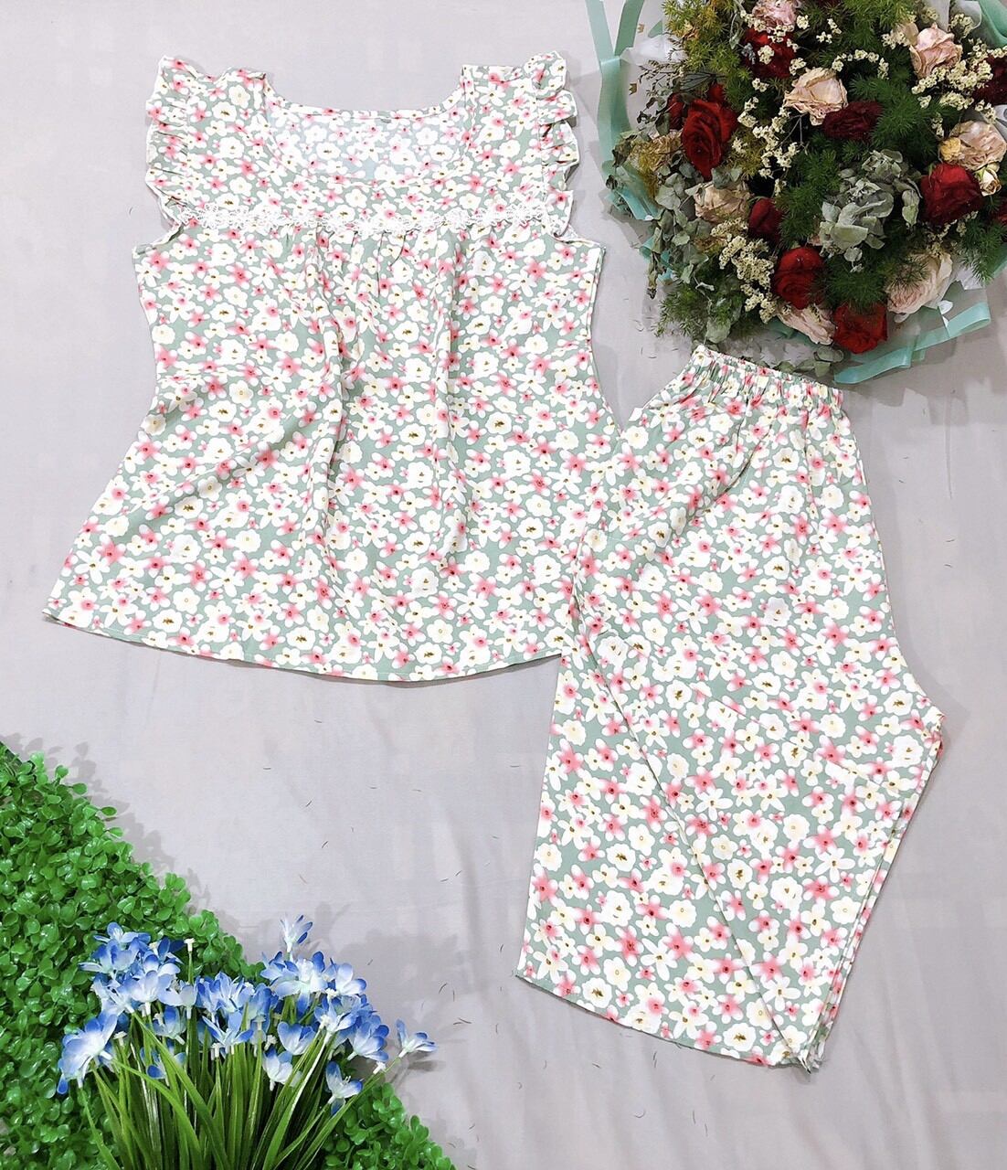 Đồ tole 2 da lỡ cho mẹ new size 45-70kg
