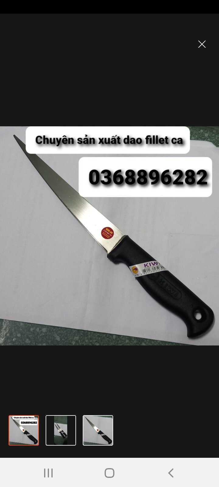 dao phi Lê cá tra cao cấp thép nhập khẩu
