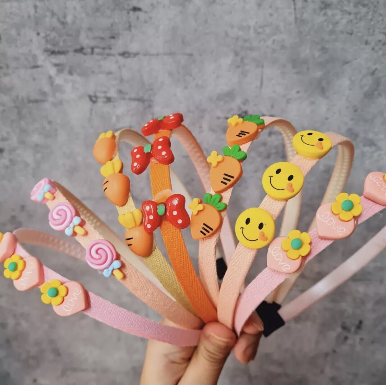 Bờm tóc/Xược Tóc Hàn Quốc Cute Cho Bé Gái