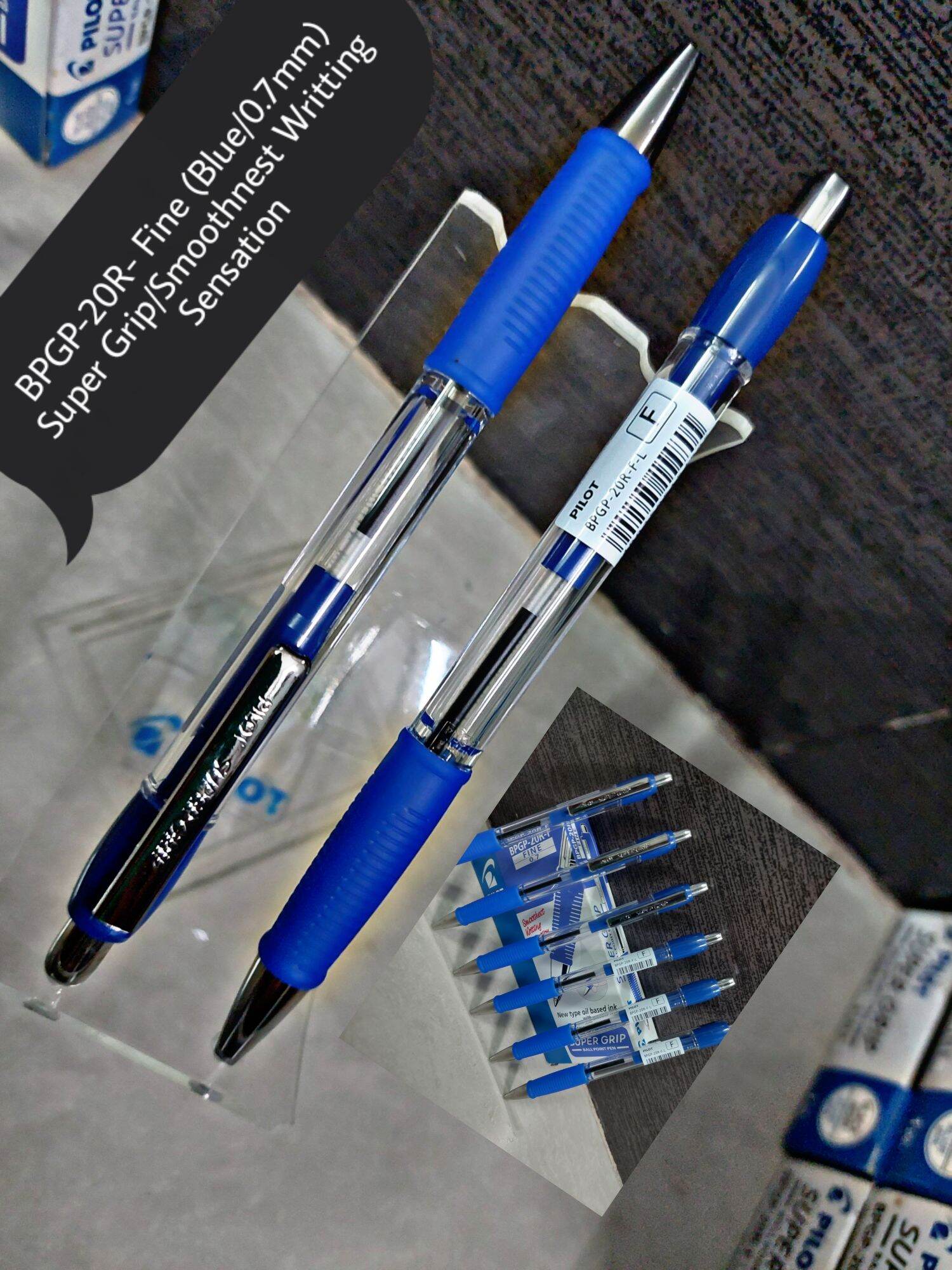 Bút Bi Bấm Super Grip ký tên cao cấp của Pilot