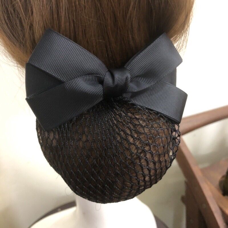 Kẹp lưới búi nơ ROSES Hair Accessories