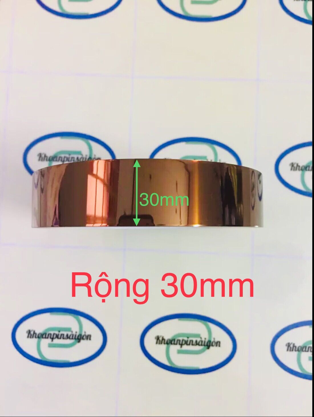 Băng keo dính 30mm chịu nhiệt cao ,chuyên dùng cách điện- cách nhiệt bảo vệ Pin-đồ điện.