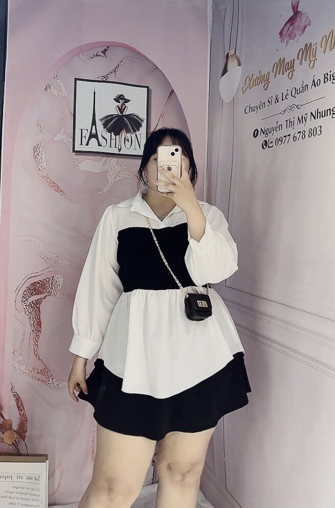 Áo Sơ Mi Tiểu Thư Bigsize Nữ 60kg đến 95kg
