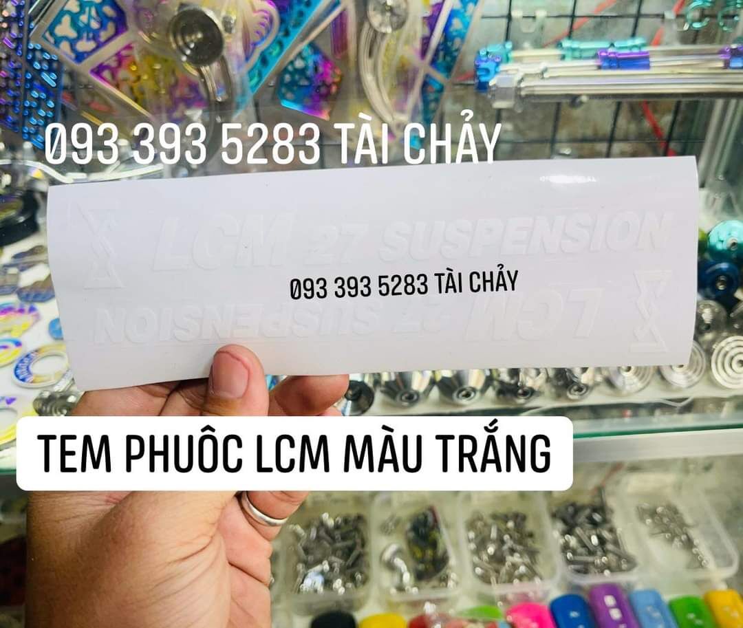 TEM LCM DÁN PHUỘC TRƯỚC TRONG SUỐT