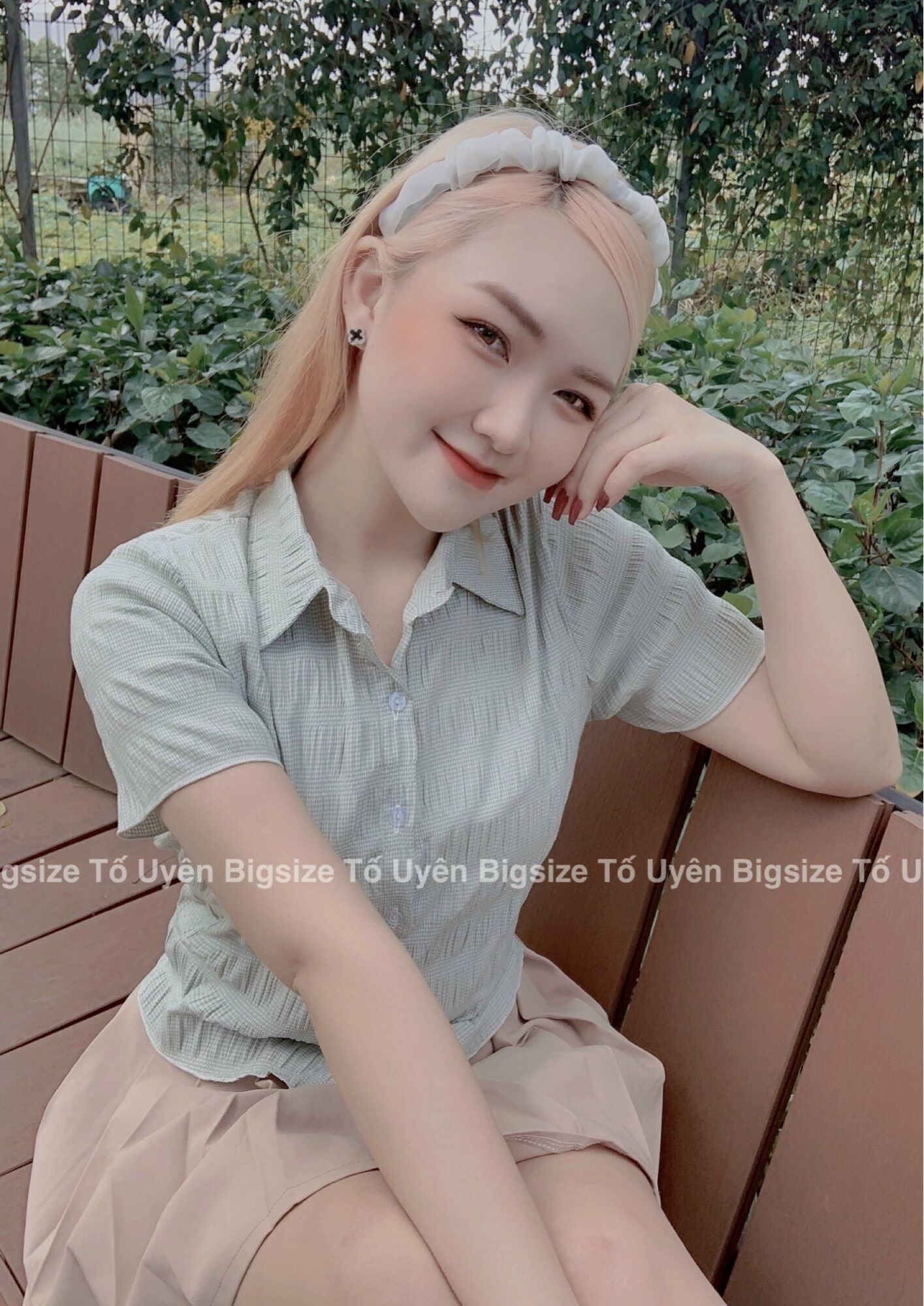 (T.U Bigsize 50-80kg) Áo Sơ Mi Nhăn Croptop Độc Lạ #22
