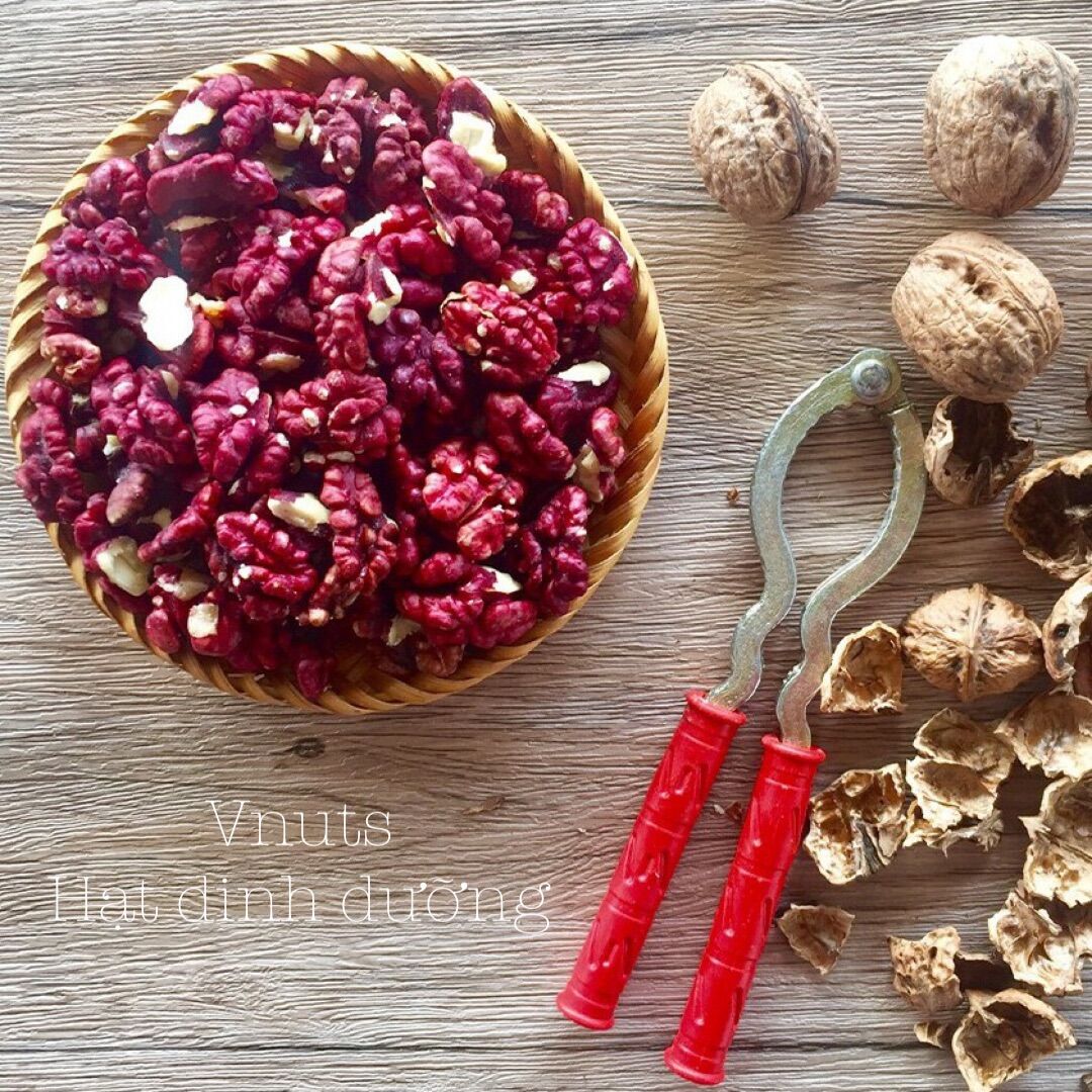500gr nhân quả óc chó đỏ nhập khẩu Mỹ