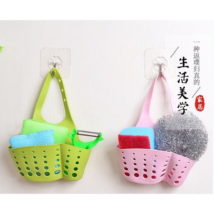 Giỏ Treo Đồ Đa Năng nhựa dẻo ( Màu Ngẫu Nhiên)