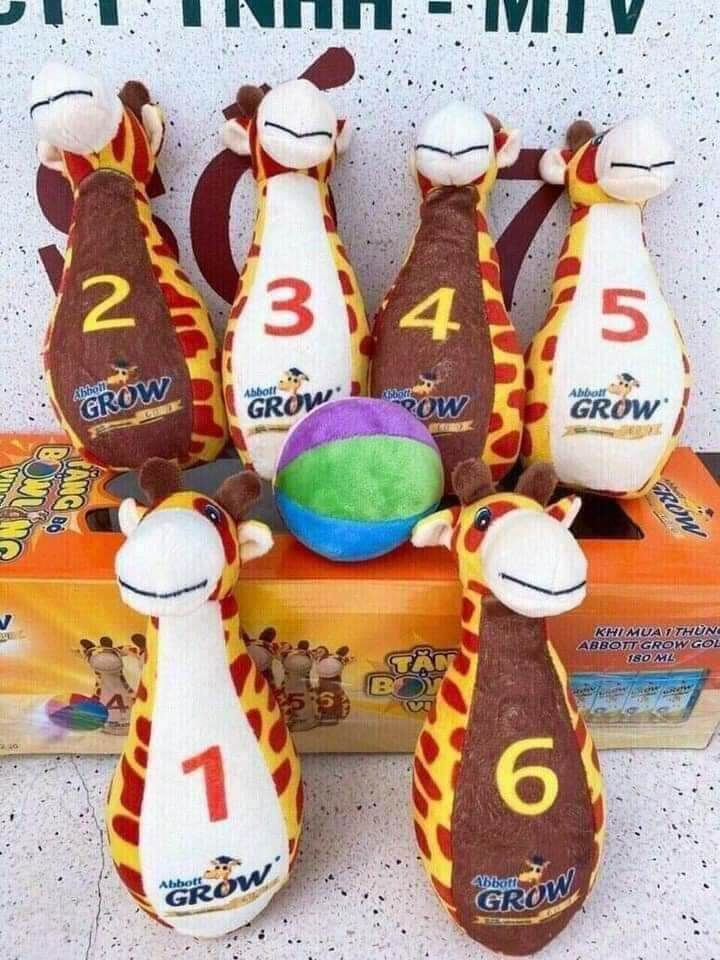 Bộ đồ chơi bowlling bông cho bé
