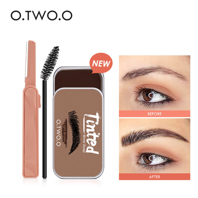 Gel kẻ lông mày sáp brow xà phòng 4 màu tint dụng cụ trang điểm tăng cường lông mày cho mọi loại da