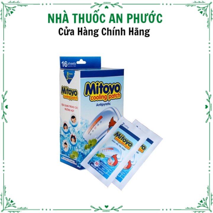 Mitoyo miếng dán hạ sốt DHG bọc 2 miếng