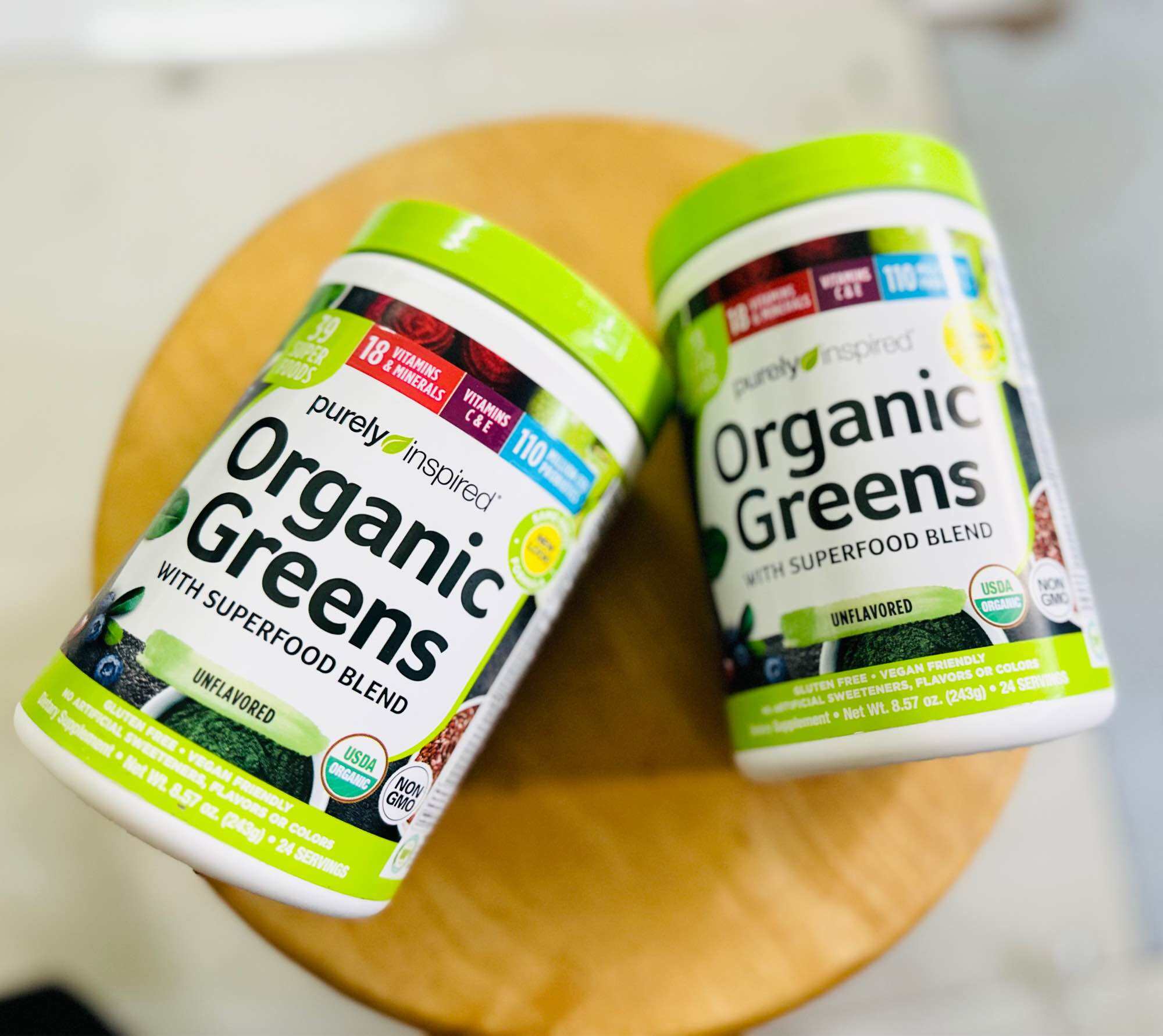 Bột rau củ siêu thực phẩm hữu cơ Purely Inspired Organic Greens Powder
