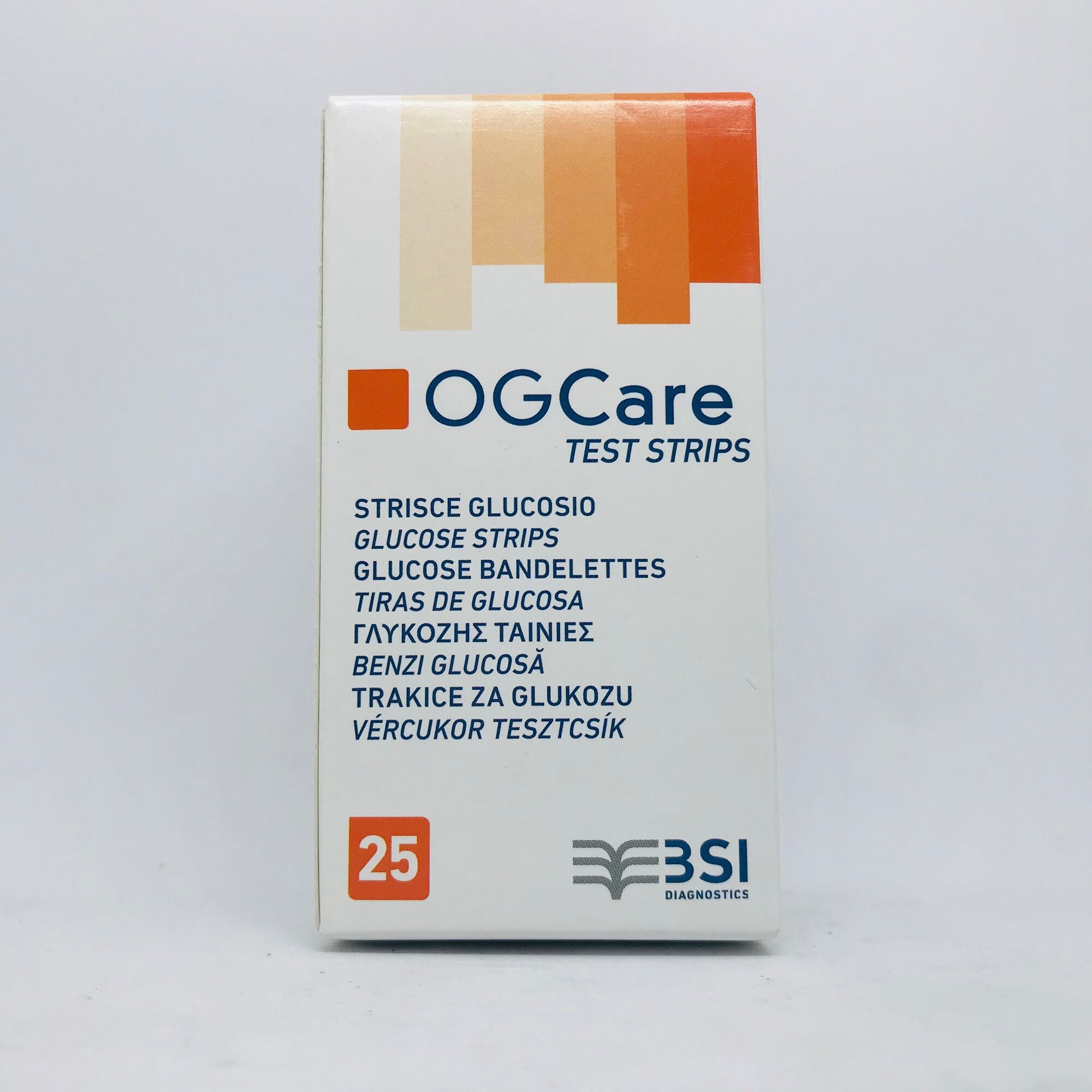 QUE THỬ ĐƯỜNG HUYẾT OGCARE 25 que