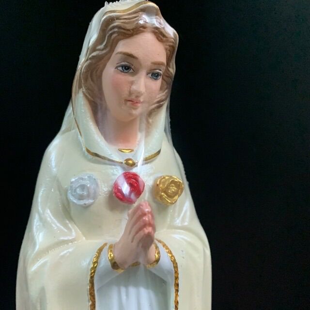 Tượng đức mẹ hoa hồng cao 30cm