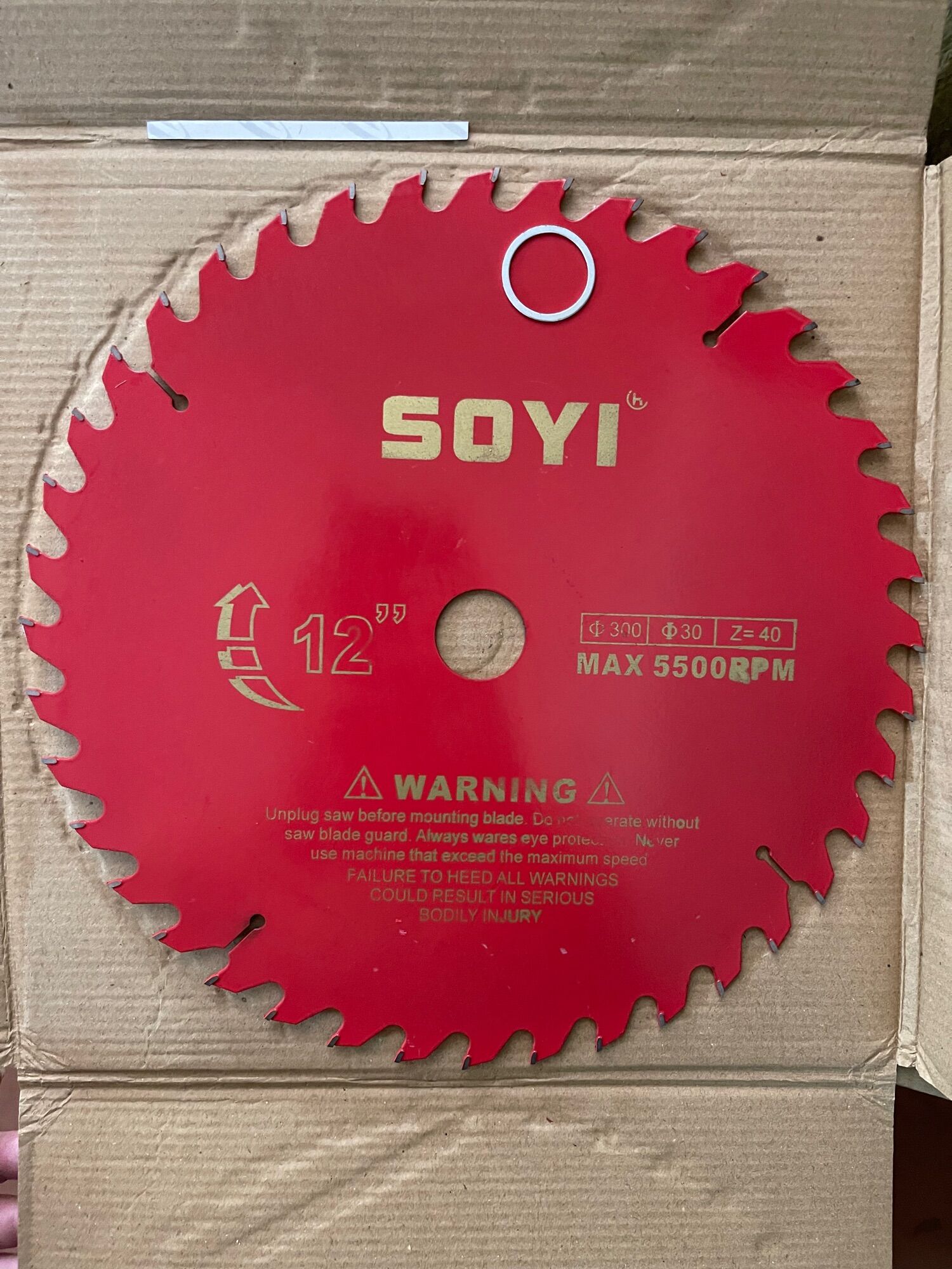 Lưỡi cưa gỗ Soyi 300mm