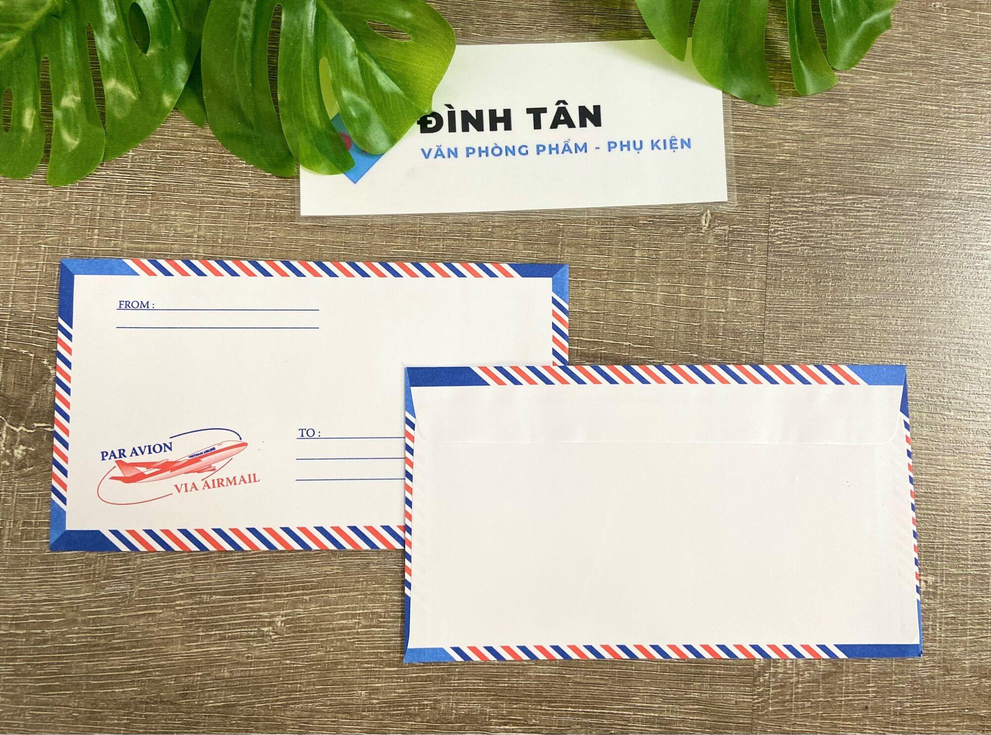 Set 10 Cái Bao Thư Sọc - Phong Bì Thư