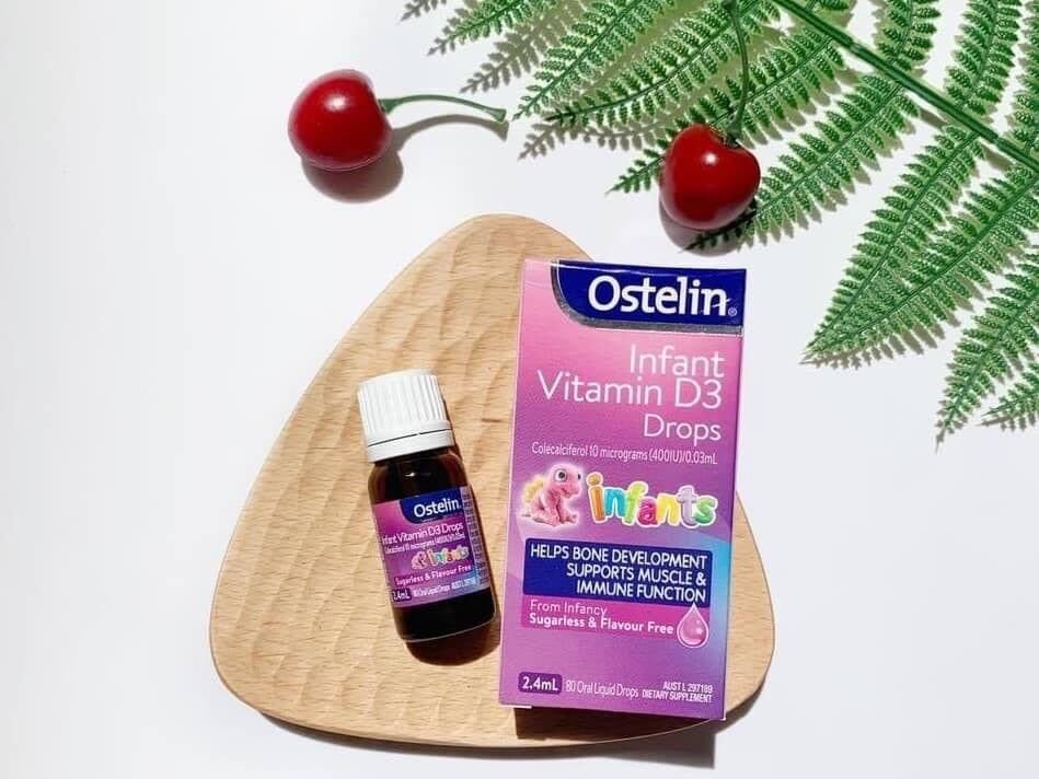 Vitamin D3 Ostelin infant dạng giọt Úc 2.4ml