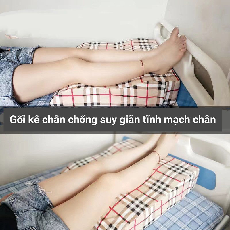 Gối kê chân hỗ trợ chống suy giãn tĩnh mạch