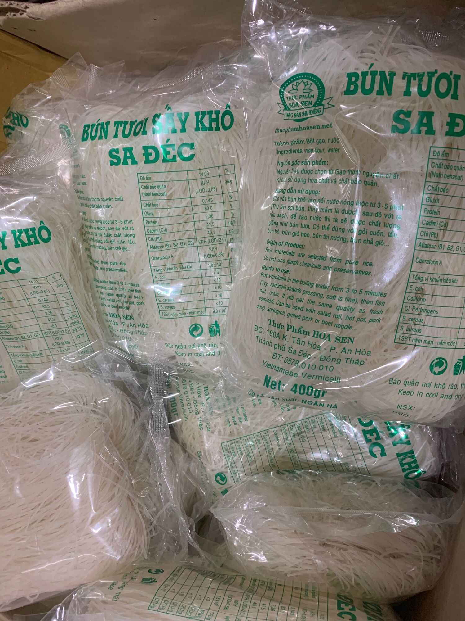 Bún Tươi Sấy Khô Sa Đéc