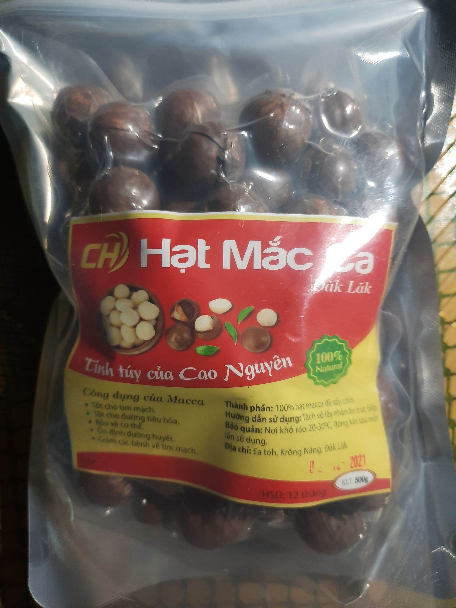 Hạt mắc ca sấy Đăk Lăk siêu ngon