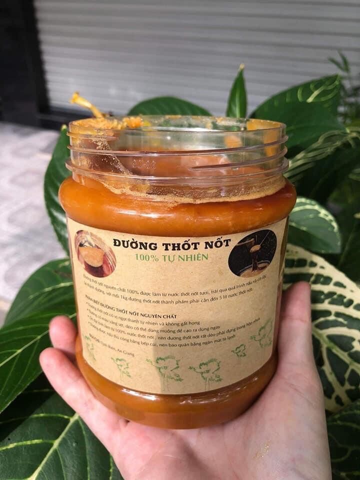 Đường thốt nốt dẻo nguyên chất 1kg đặc sản an giang