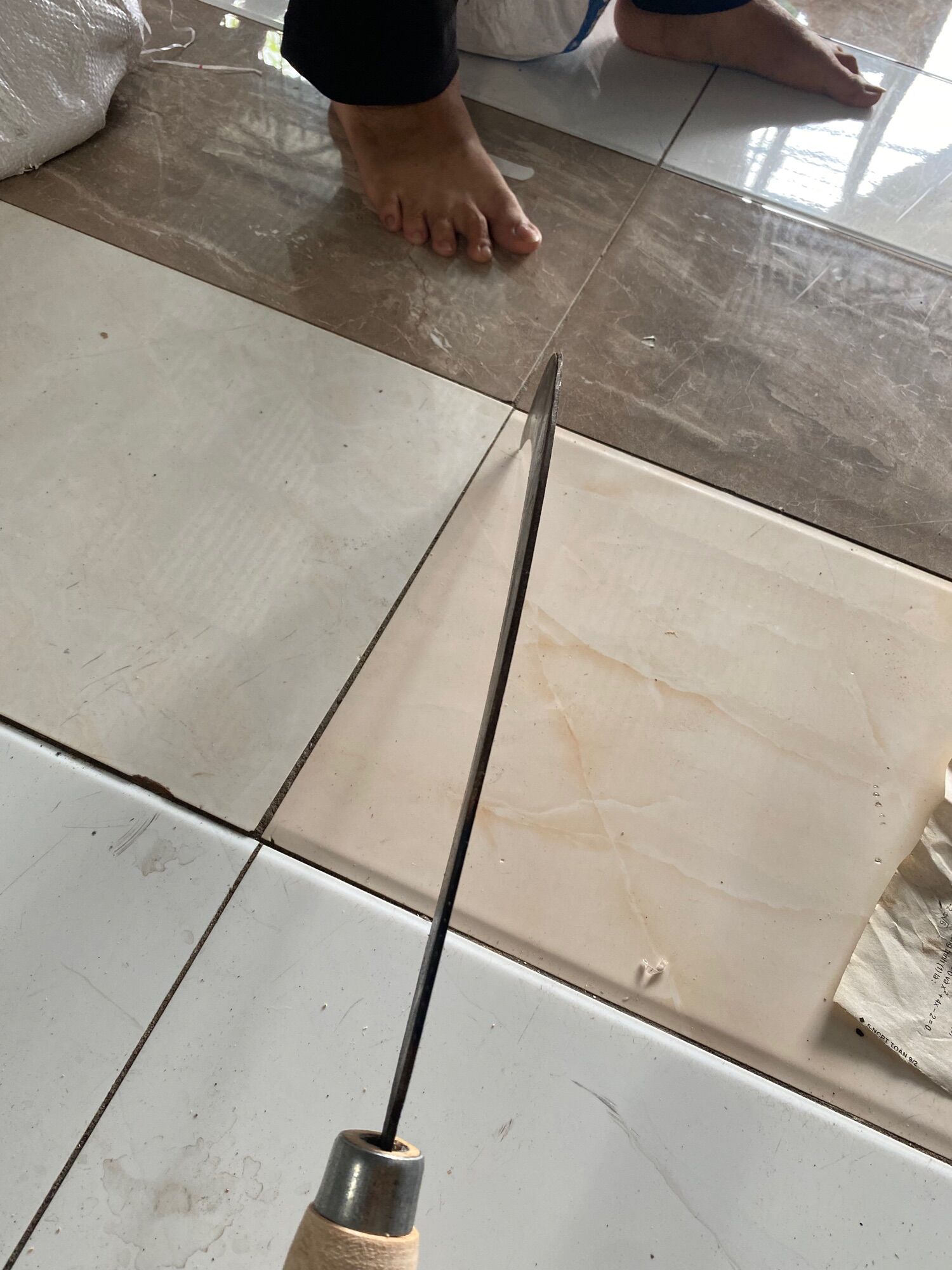Liềm chặt gốc khóm mé lá khóm chặt cây chặt cuổi phát cỏ