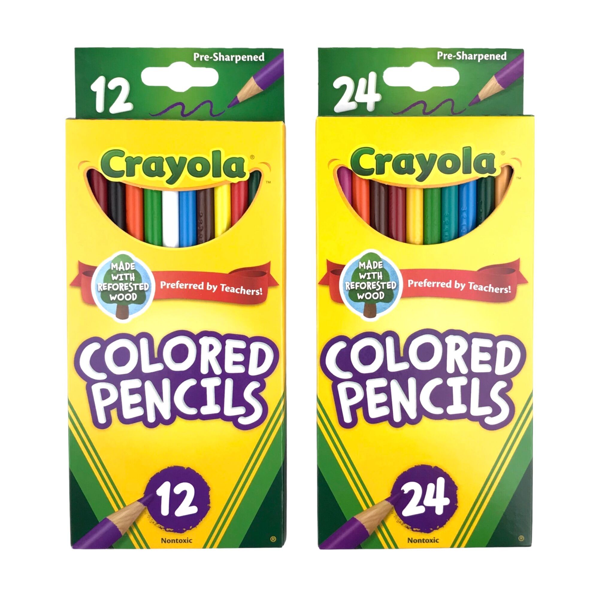 Hàng mỹ bộ 24 bút chì màu crayola - hàng mỹ - ảnh sản phẩm 1