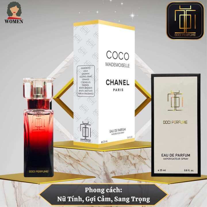 Nước hoa chanel coco 25ml - doci perfume