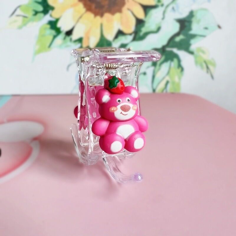KẸP TÓC CÀNG CUA 3 RĂNG GẤU DÂU LOTSO