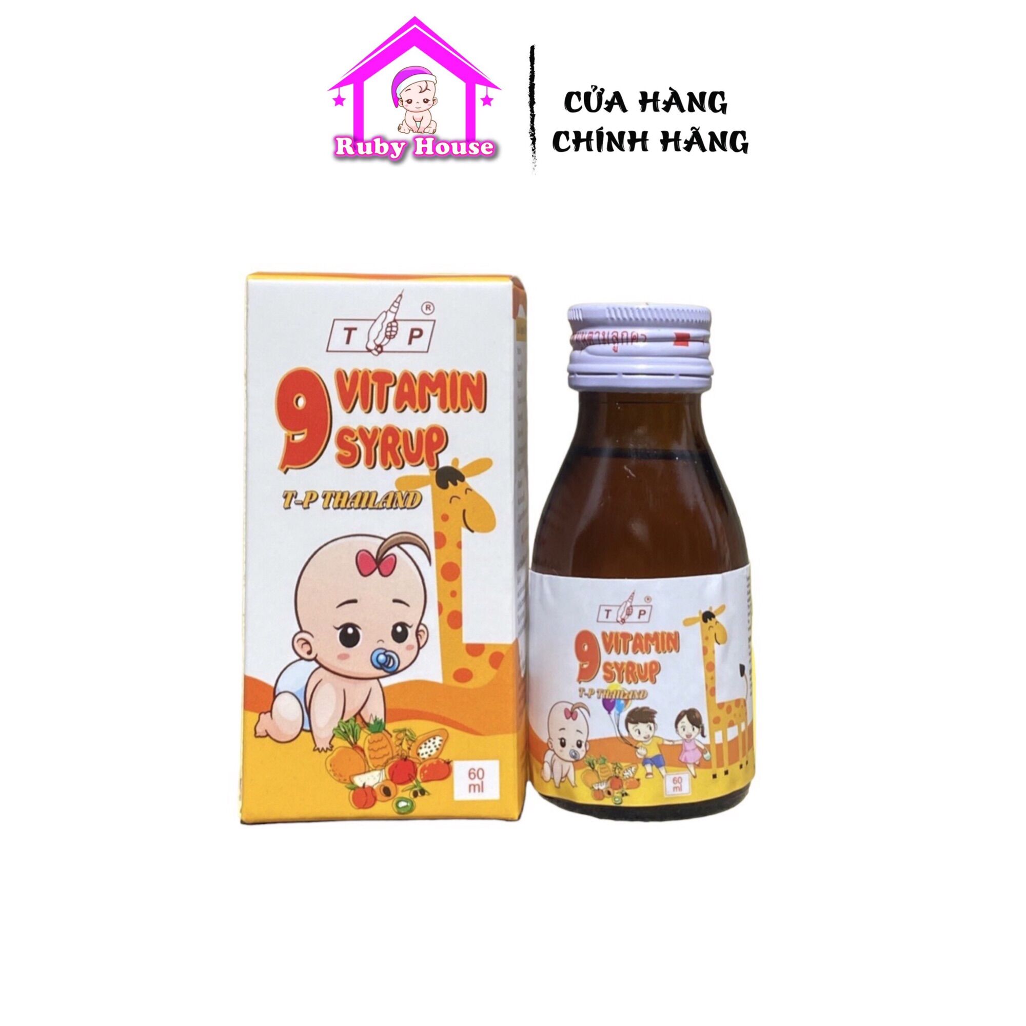 Siro tăng cân cho bé TP Thái Lan 60ml chính hãng giá tốt - Bé ăn khỏe tăng cân tốt