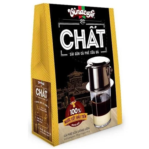 Cà Phê Chất Vinacafe Thơm Ngon Đậm Vị (10gói x 29g)