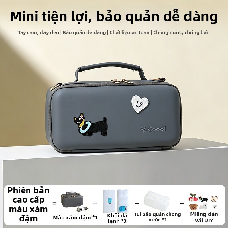 V-Coool | Túi Bảo Quản Sữa Mẹ Có Túi Đựng Băng Giữ Lạnh Màu Xanh