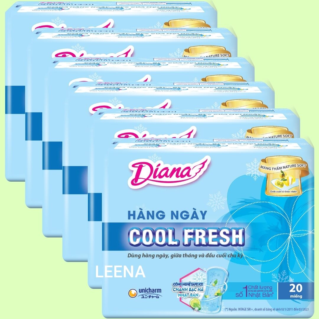 Combo 6 gói Bvs hàng ngày sensi cool