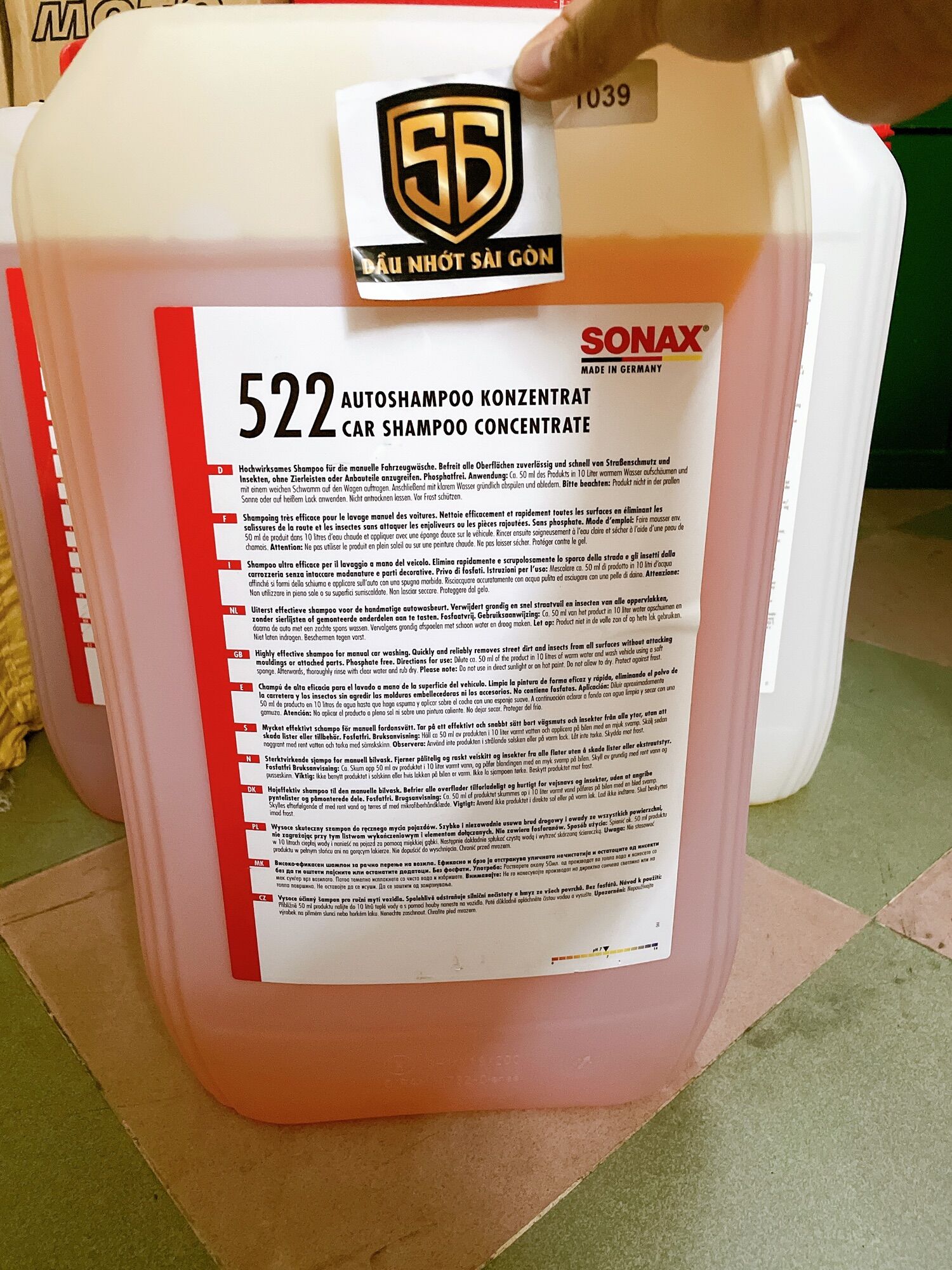 Sonax - Nước rửa xe SONAX GLOSS SHAMPOO- Chiết lẻ từ can 25L