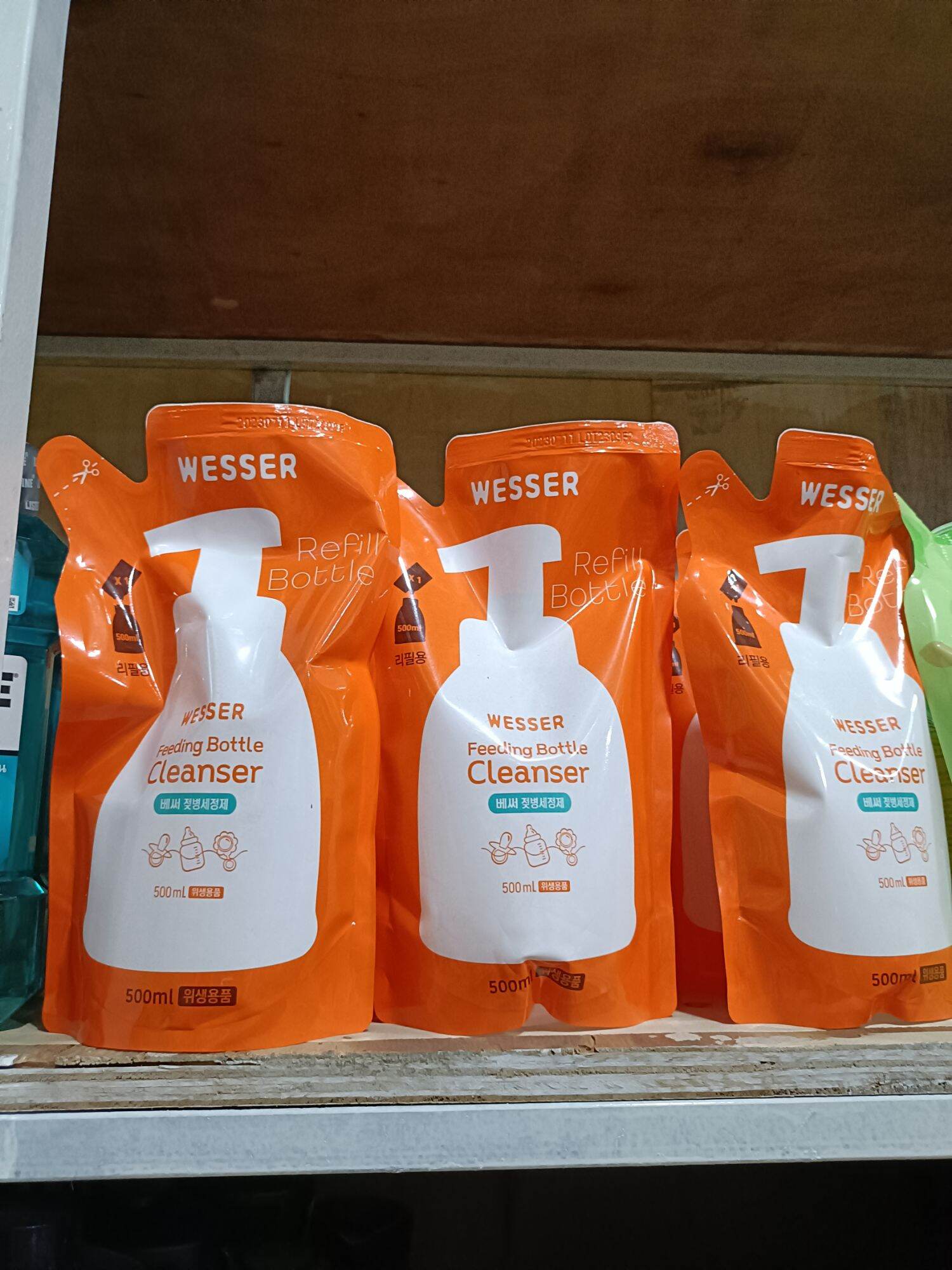 NƯỚC RỬA BÌNH SỮA WESSER 500ml