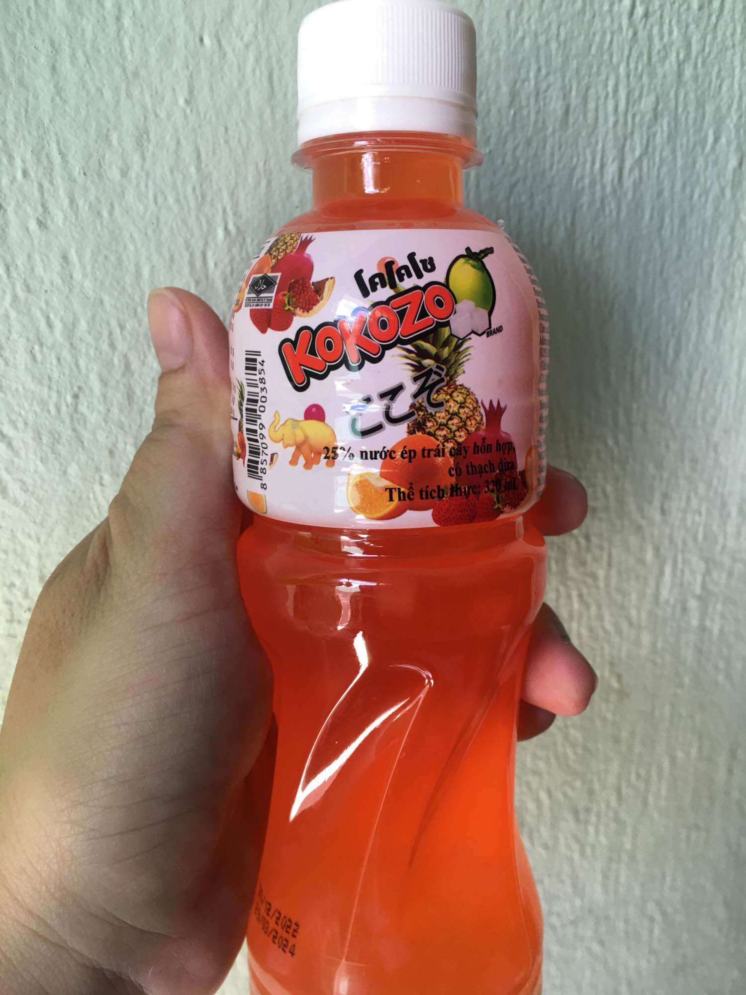 Nước Trái Cây Có Thạch Kokozo 320Ml (Thái Lan) Có Đủ Vị