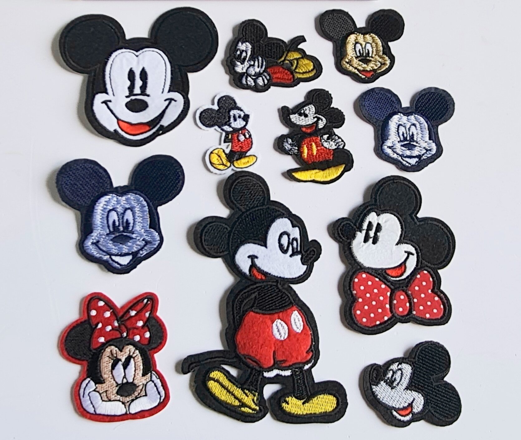 Sticker ủi patch thêu hình chuột mickey ms8258